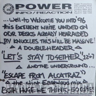  - Let's Stay Together / Escape From Alcatraz
