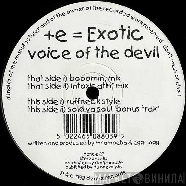 +e=Exotic - Voice Of The Devil