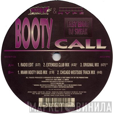 "Fast" Eddie Smith / DJ Sneak  - Booty Call