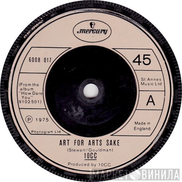 10cc - Art For Arts Sake