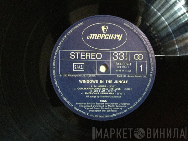 10cc  - Windows In The Jungle