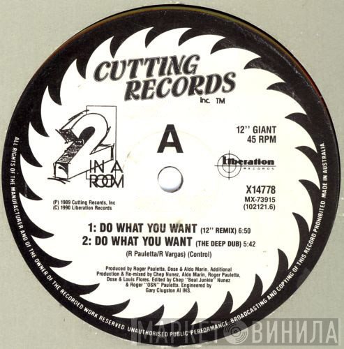 2 In A Room  - Do What You Want