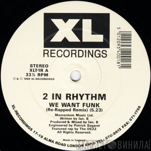 2 In Rhythm - We Want Funk (Remix)