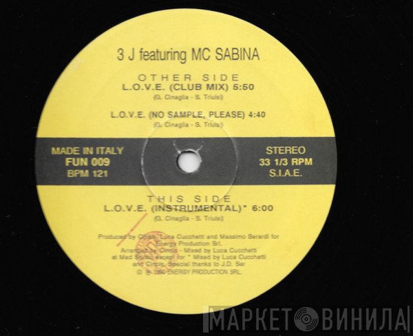 3j, MC Sabina - L.O.V.E.
