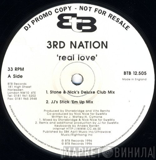 3rd Nation - Real Love