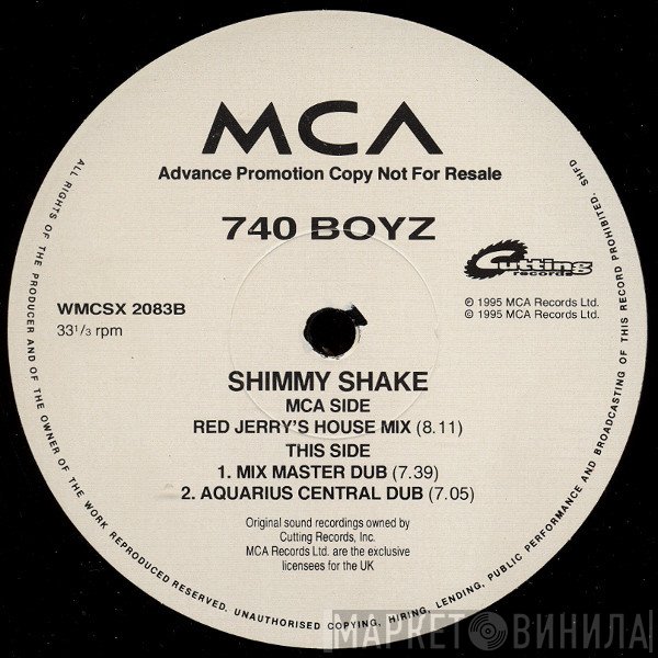 740 Boyz  - Shimmy Shake