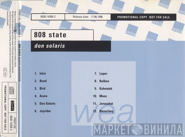 808 State - Don Solaris