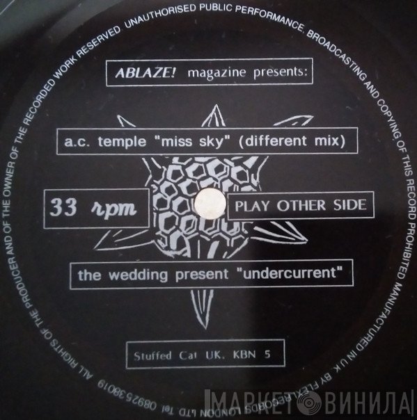 A.C. Temple, The Wedding Present - Miss Sky / Undercurrent