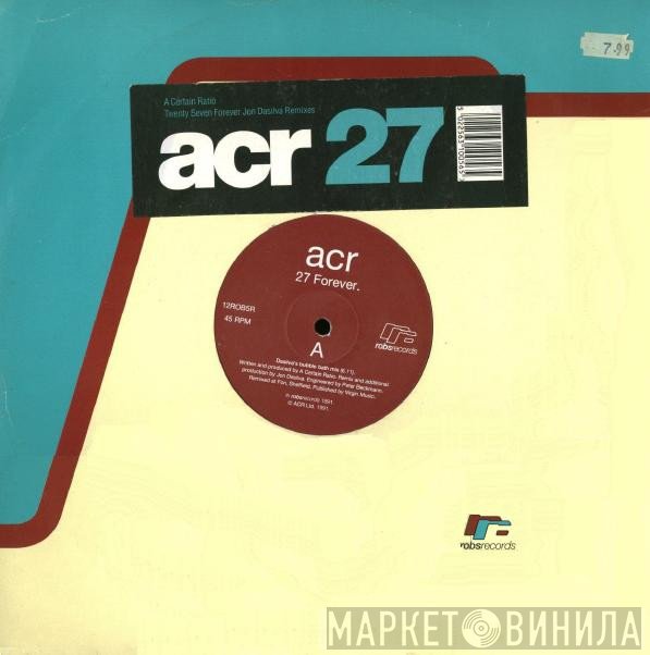 A Certain Ratio - Twenty Seven Forever (Jon Dasilva Remixes)