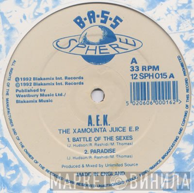A.E.K. - The Xamounta Juice EP