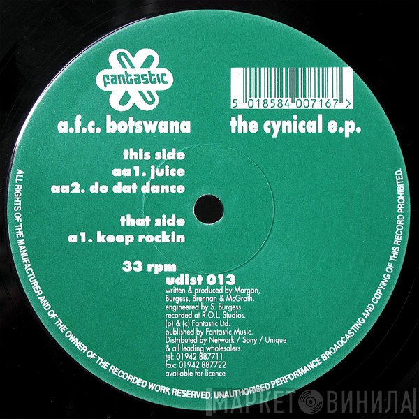 A.F.C. Botswana - The Cynical E.P.