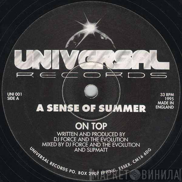 A Sense Of Summer - On Top / Easin On