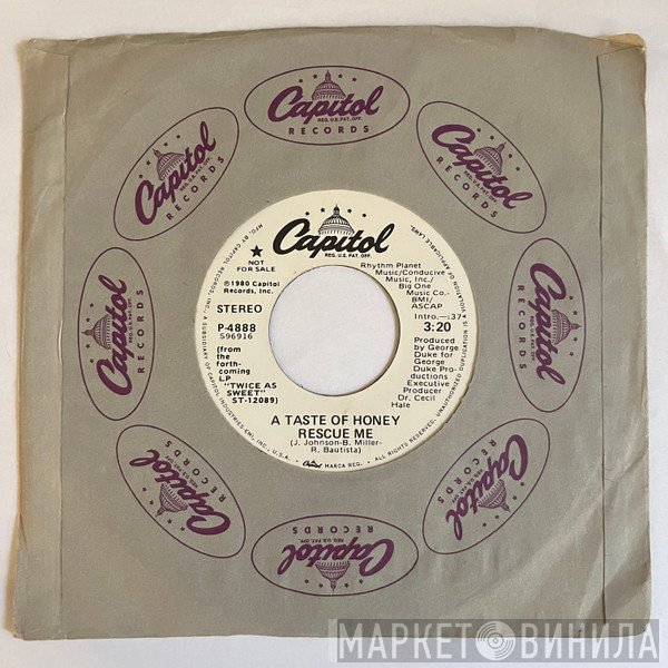 A Taste Of Honey  - Rescue Me