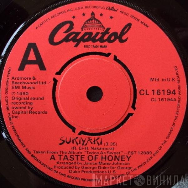 A Taste Of Honey - Sukiyaki