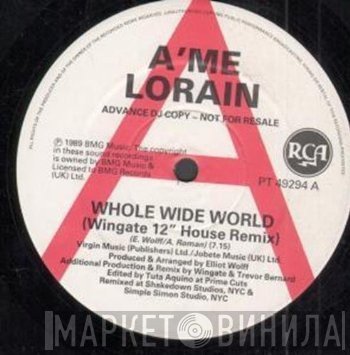 A'me Lorain - Whole Wide World