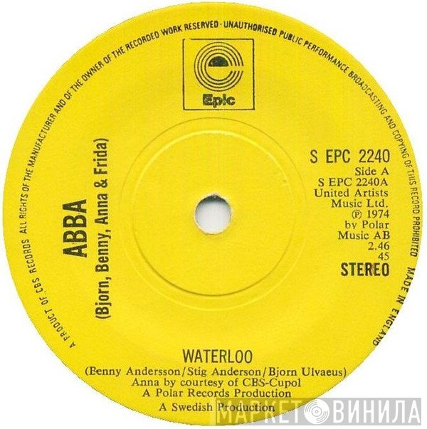 ABBA, Björn &amp; Benny, Agnetha &amp; Anni-Frid - Waterloo