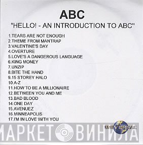 ABC  - Hello ! An Introduction To ABC