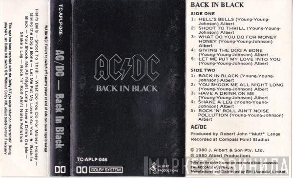 AC/DC  - Back In Black