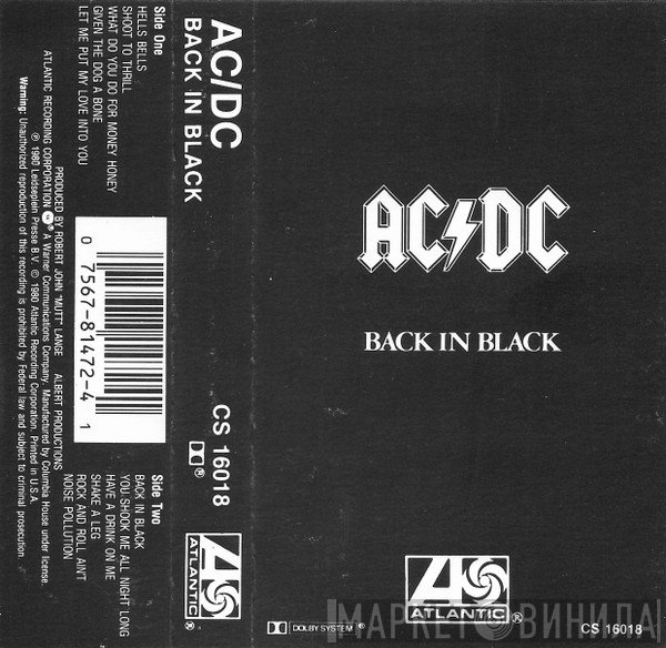 AC/DC  - Back In Black