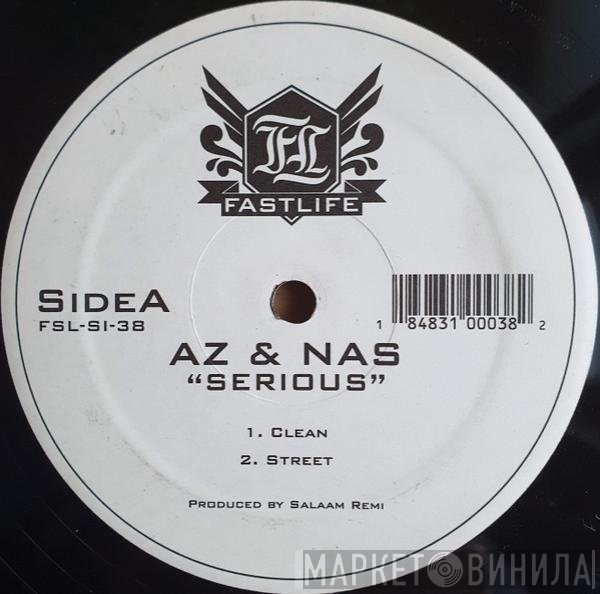 AZ & Nas  - Serious / Live Wire