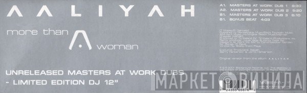 Aaliyah - More Than A Woman (Masters  At Work Dubs)