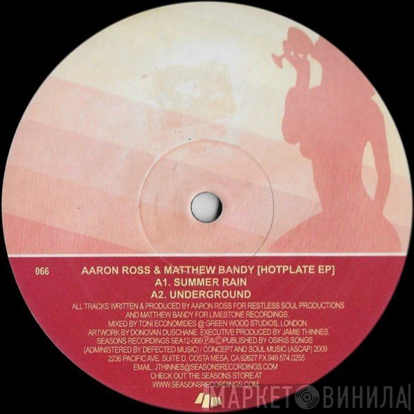 Aaron Ross & Matthew Bandy  - Hot Plate EP
