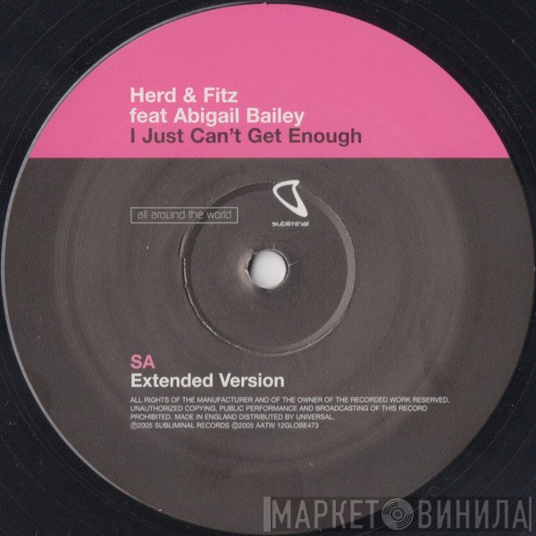 Abigail Bailey, Herd &amp; Fitz - I Just Can't Get Enough