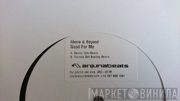 Above & Beyond  - Good For Me
