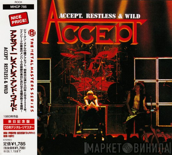Accept = Accept  - Restless & Wild = レストレス・アンド・ワイルド