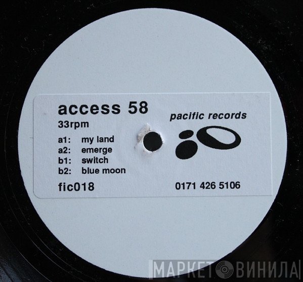 Access 58 - My Land E.P.