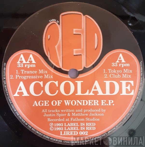 Accolade - Age Of Wonder E.P.