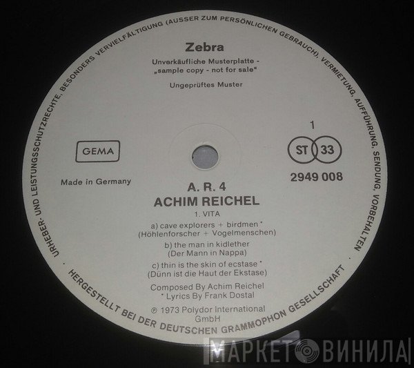Achim Reichel  - A.R. IV