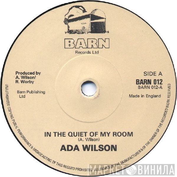 Ada Wilson - In The Quiet Of My Room
