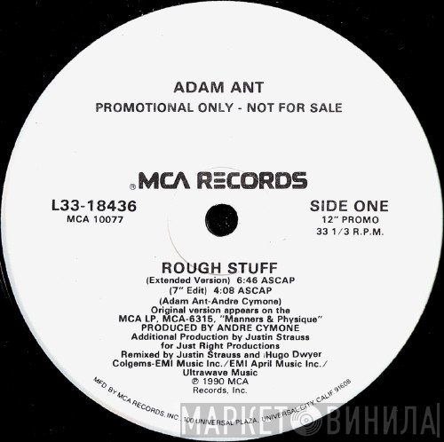 Adam Ant - Rough Stuff