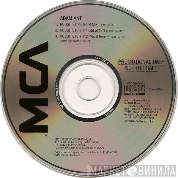 Adam Ant  - Rough Stuff