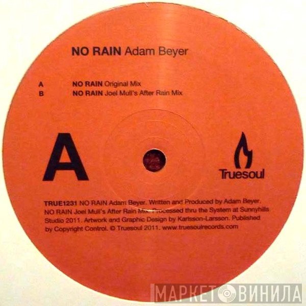 Adam Beyer  - No Rain