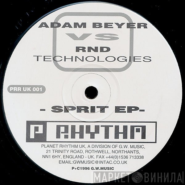 Adam Beyer, R.N.D. Technologies - Sprit EP