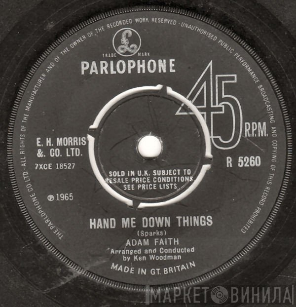 Adam Faith  - Hand Me Down Things