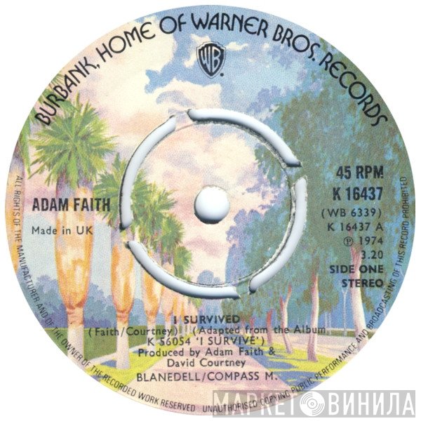Adam Faith - I Survived
