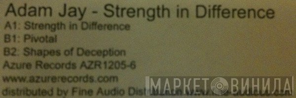 Adam Jay  - Strength In Difference