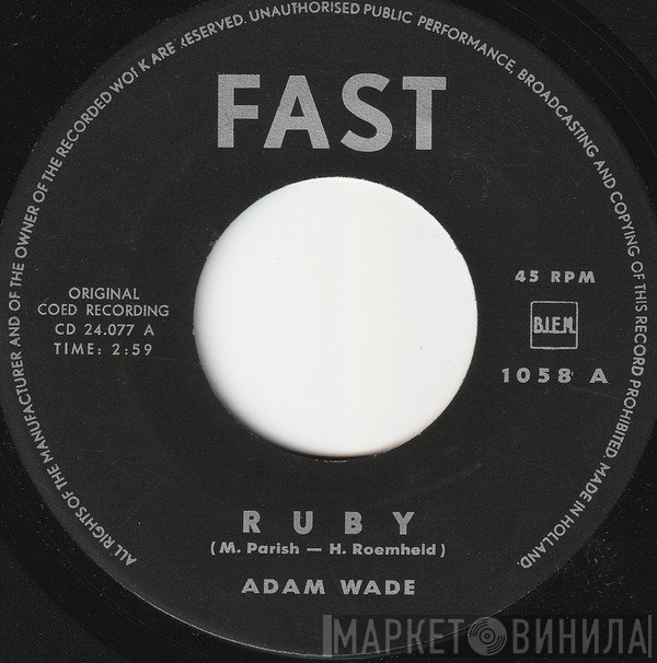 Adam Wade   - Ruby