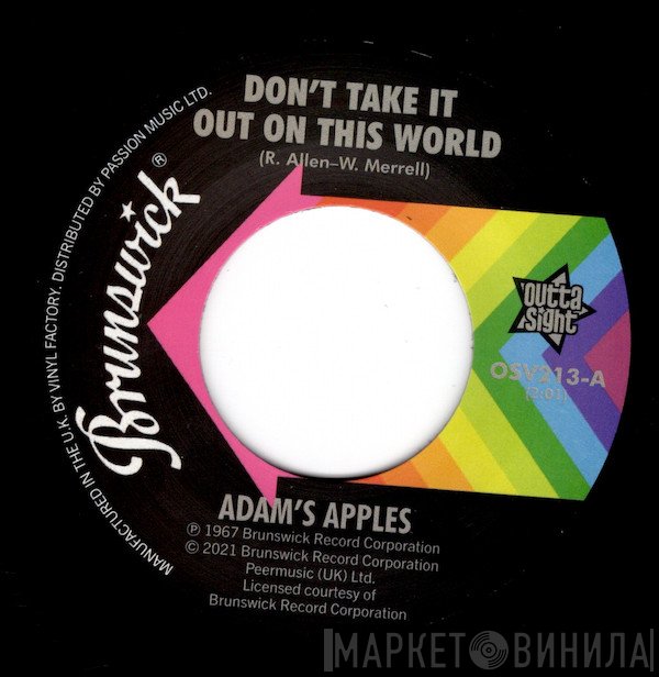 Adam's Apples, The Cooperettes - Don't Take It Out On This World / Shing-A-Ling