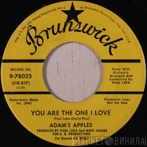 Adam's Apples - You Are The One I Love