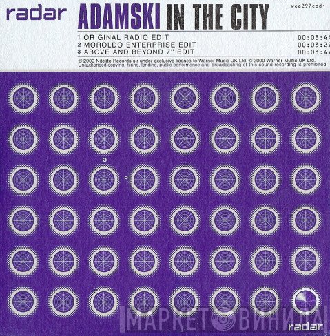 Adamski  - In The City