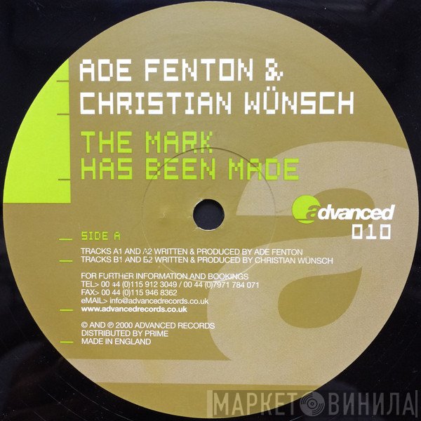 Ade Fenton, Christian Wünsch - The Mark Has Been Made