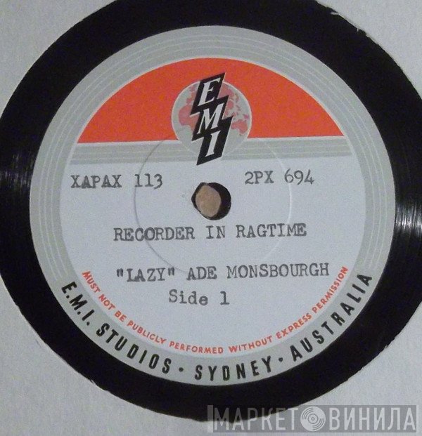 Ade Monsbourgh  - Recorder In Ragtime