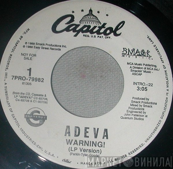 Adeva  - Warning!