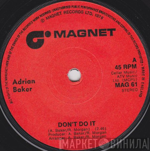 Adrian Baker - Don't Do It