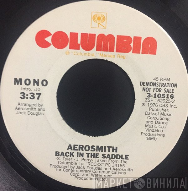 Aerosmith  - Back In The Saddle