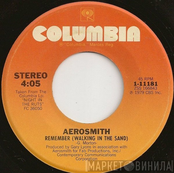 Aerosmith  - Remember (Walking In The Sand)